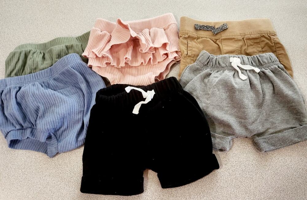 Baby Cat & Jack 5 Ribbed Bottoms 1 Shein Pink Ruffled Bottoms 0-3 Months